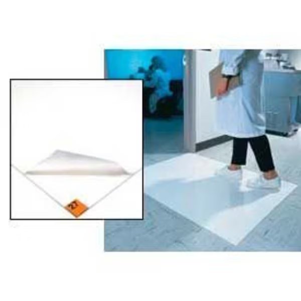 Wearwell Clean Room Mat 3' x 375' White, Tennesee Mat Co, Mfr#: 095.36x45WH