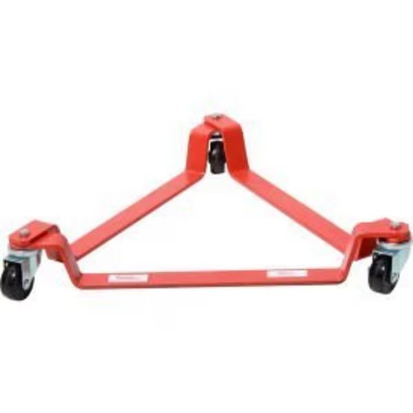 55 Gallon Triangular Drum Dolly Polyolefin Casters - T3P, Modern Equipment Meco, Mfr#: T3P