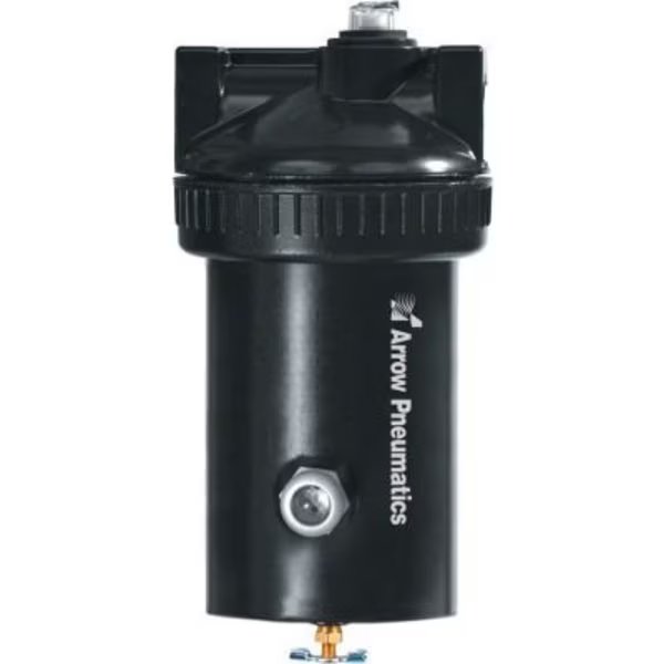 Arrow Pneumatics F508-08W, Coalescing/Oil Filter, 1" NPT, Metal Bowl, 0.3 Micron, 150 CFM, 250 PSI, Arrow Pneumatics, Mfr#: F508-08W