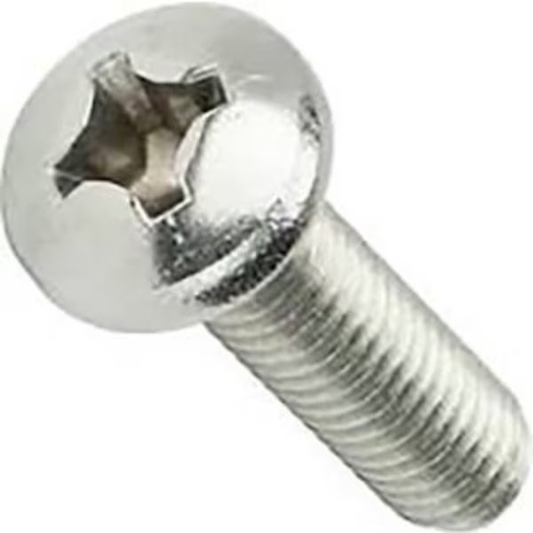 M8-1.25 x 50 mm Phillips Pan Machine Screw, Zinc Plated Steel, 1 PK, Titan Fasteners, Mfr#: CNC08050