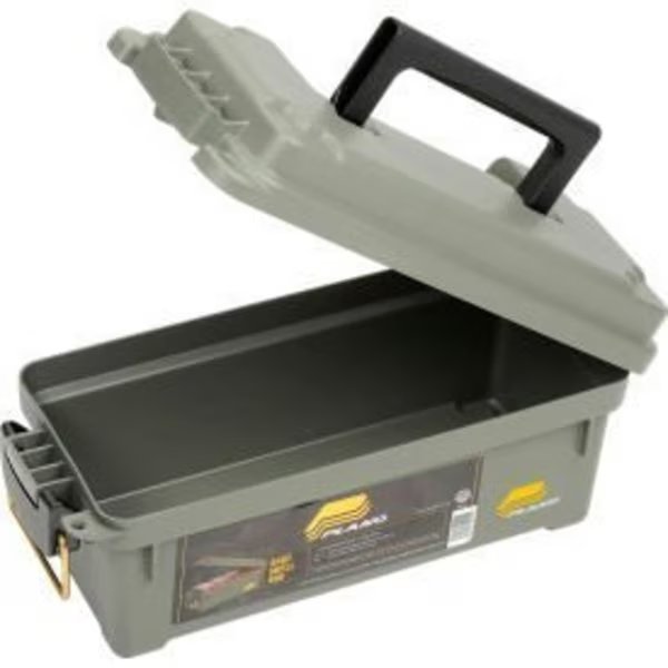 Plano Molding 1212-02 Water Resistant Ammo Storage Box, 13-3/4"L x 5-5/8"W x 5-9/16"H, Green, Plano, Mfr#: 121202