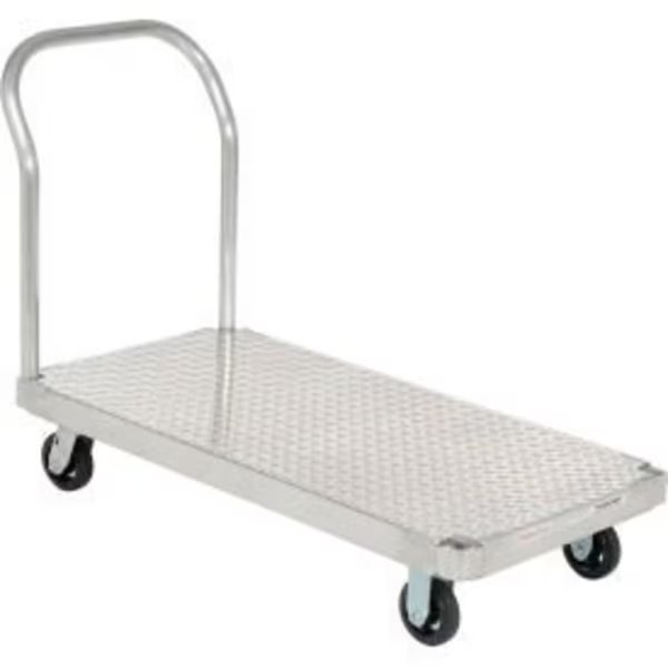 Magliner    Aluminum Platform Truck with Diamond Deck 48 x 24 1400 Lb. Cap., Global Equipment, Mfr#: 585461T