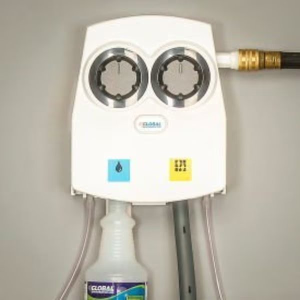 GEC Universal Cleaning Chemical Dilution Dispenser, Dual Flow, 2-Chemical, Brightwell Dispensers, Mfr#: DPC1L1H-WK/U9