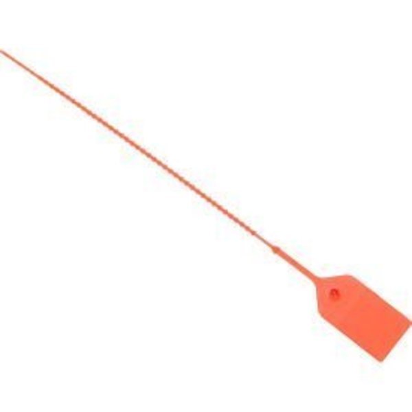 Global Industrial„¢ Adjustable Extinguisher Tamper Seal, 9"L, Orange, 100/Pack, Cambridge Security Seals, Mfr#: OPS21085