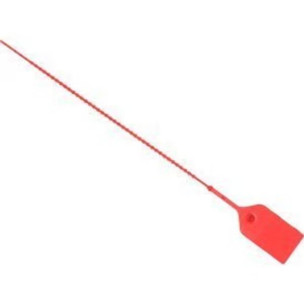 Global Industrial„¢ Adjustable Extinguisher Tamper Seal, 9"L, Red, 100/Pack, Cambridge Security Seals, Mfr#: OPS21084