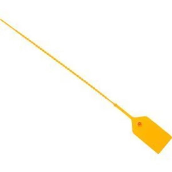 Global Industrial„¢ Adjustable Extinguisher Tamper Seal, 9"L, Yellow, 100/Pack, Cambridge Security Seals, Mfr#: OPS21086