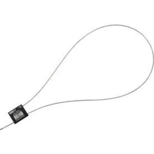 Global Industrial„¢ Metal Cable Seal, 1/16"x24"L, Black, 50/Pack, Cambridge Security Seals, Mfr#: CBL20910