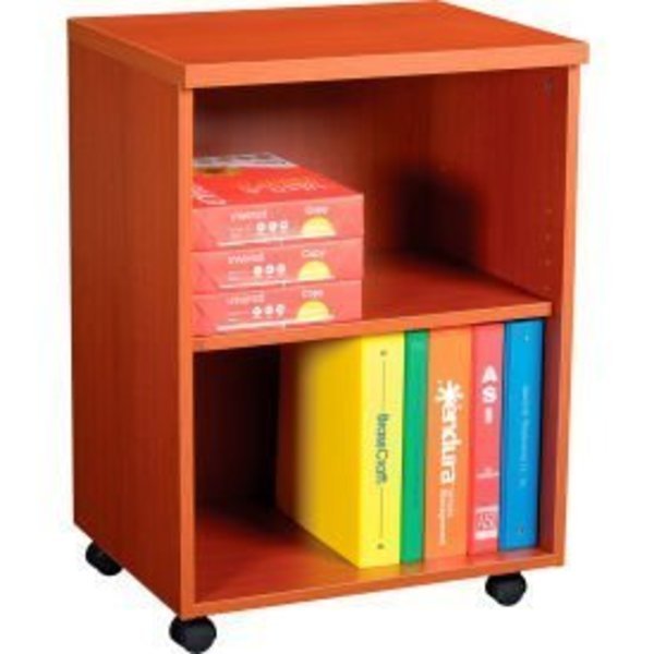 Interion    20" Under Desk Storage Cabinet - Cherry, Global Equipment, Mfr#: 695516