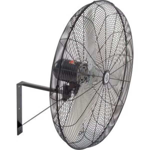 TPI 30" Wall Mount Fan, 3 Speed, 4200 CFM, 120V, 1/4 HP, Single Phase, Tpi Industrial, Mfr#: CACU30W