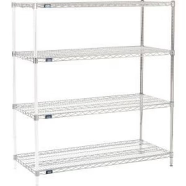Nexel    Chrome Wire Shelving Add-On - 54"W x 21"D x 63"H, Global Equipment, Mfr#: A21546C