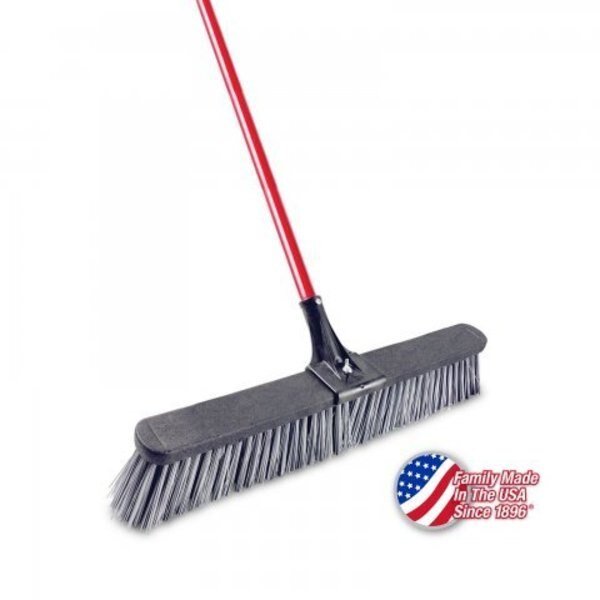 Libman Commercial 24" Rough (Polypropylene) Sweep - Complete Set - 879, Libman, Mfr#: 879