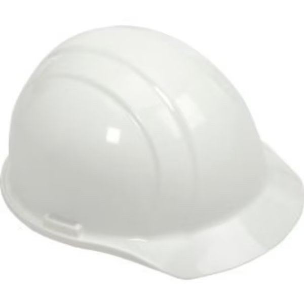 ERB 19761 Americana Hard Hat, 4-Point Pinlock Suspension, White, Erb Safety, Mfr#: 19761