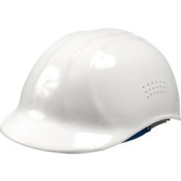 ERB„¢ 19111 Vented 4-Point Suspension Bump Cap, White, Erb Safety, Mfr#: 19111