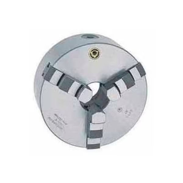 3 Jaw Cast Iron Scroll Chuck Plain Back w/ 5 Sets Hard Jaws (Internal & External) 6" Dia, Abs Import Tools, Mfr#: 39000035