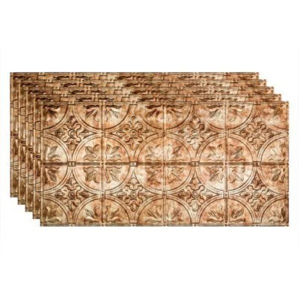 Fasade Traditional Syle # 2 - 48-3/8" x 24-3/8" PVC Glue Up Tile in Bermuda Bronze -, Acoustic Ceiling Products, Mfr#: PG5117