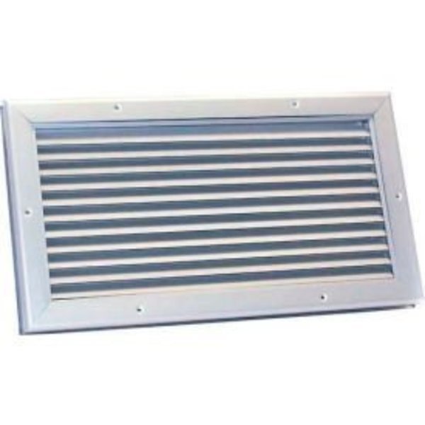 Aluminum Door Louver 16" x 8" - ADL 16x8, Air Conditioning Products Co, Mfr#: ADL 16x8