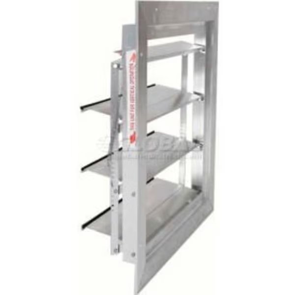 Aluminum Supply (Intake) Wall Shutter 20" - CWV-20x20, Air Conditioning Products Co, Mfr#: CWV-20x20