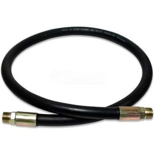 Apache Hydraulic Hose Assembly 98398244, 100R2AT Cpld., 4000 PSI, 3/8" MNPT, 3/8" Hose ID X 72"L, Apache, Mfr#: 98398244