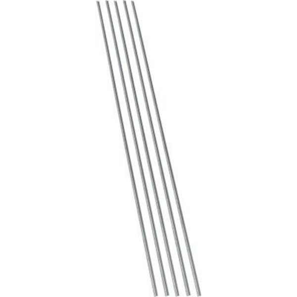 Palisade 94"L J-Trim in Frost Nickel , 5 Pack, Acoustic Ceiling Products, Mfr#: 19002PK