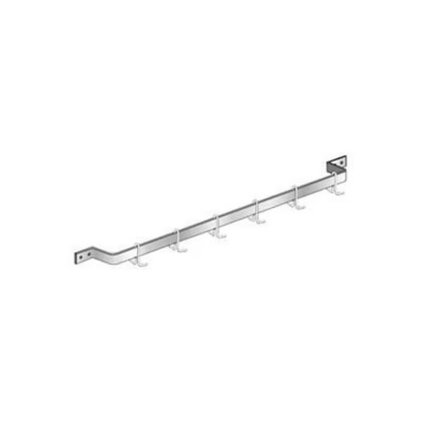 Aero Manufacturing SBSPR-36 Wall-Mounted Pot Rack Stainless Steel - Single Bar NSF 36"W x 6"D, Aero, Mfr#: SBSPR-36