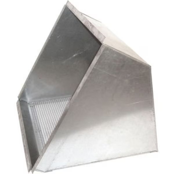 Global Industrial„¢ Inlet Weatherhood With Birdscreen for 18" Exhaust Fan, Americraft Mfg, Mfr#: IWH-18