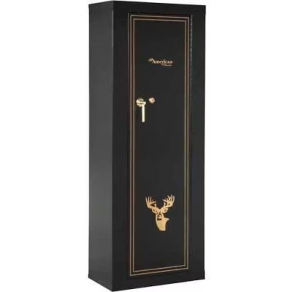 Rifle & Gun Safe, Keyed Lock, 68 lbs, 10 Long Guns, American Furniture Classics, Mfr#: 910