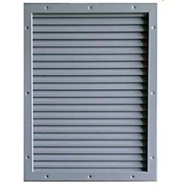 CECO Door Louver Kit, Galvannealed Steel, 16"W X 10"H, Assa Abloy Sales & Marketing Group Inc., Mfr#: LV-IY-G16X10