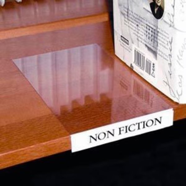 Label Holder, Moveable Shelf, Clear (10 pcs/pkg), Aigner Index, Mfr#: BS5108