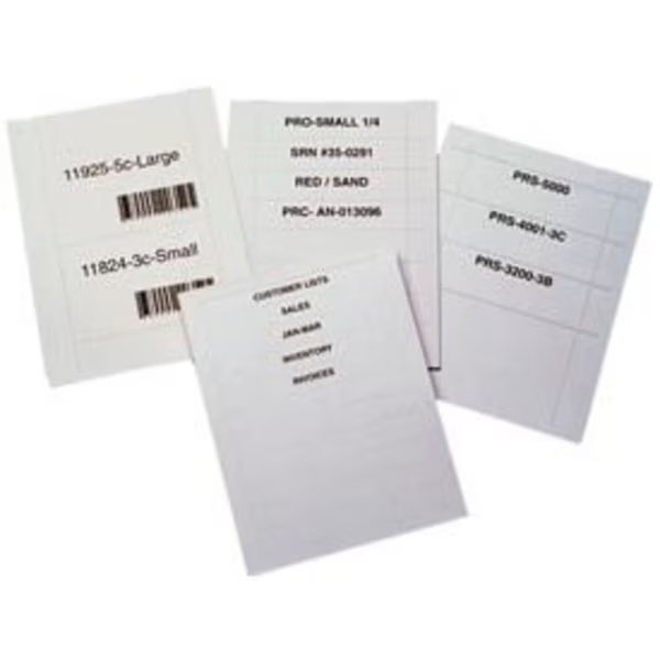 Laser Insert Sheets, Letter - Pref. 3" x 5" (200 pcs/pkg), Aigner Index, Mfr#: LI354