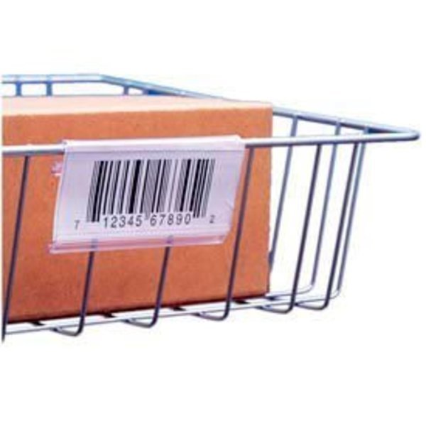Label Holder, Wire Basket/Display, Clear 6" (25 pcs/pkg), Aigner Index, Mfr#: SL1206