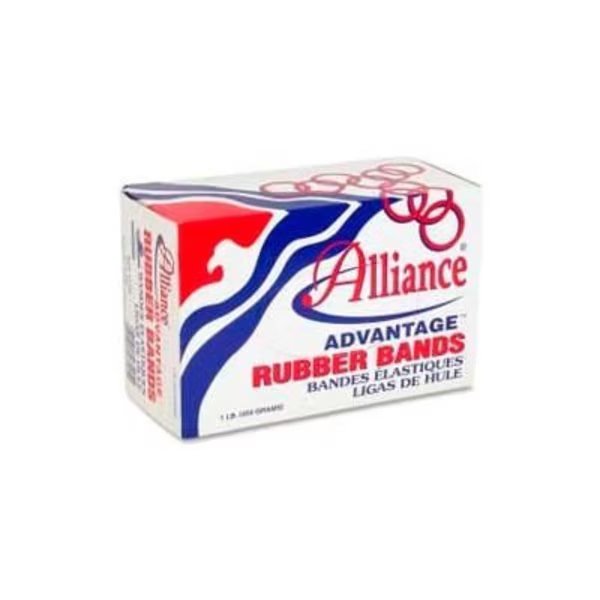 Alliance® Advantage® Rubber Bands, Size # 19, 3-1/2" x 1/16", Natural, 1 lb. Box, Alliance Rubber, Mfr#: 26195