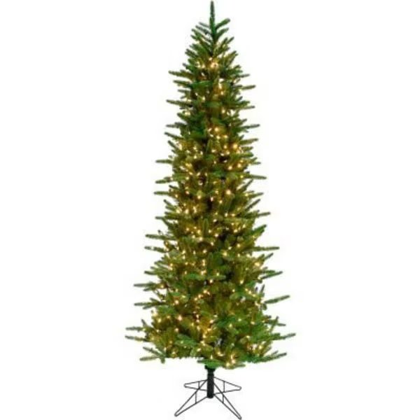 Fraser Hill Farm Artificial Christmas Tree - 7.5 Ft. Carmel Pine - 8F Clear LED Lights, Almo Fulfillment Services Llc, Mfr#: FFCP075-5GR