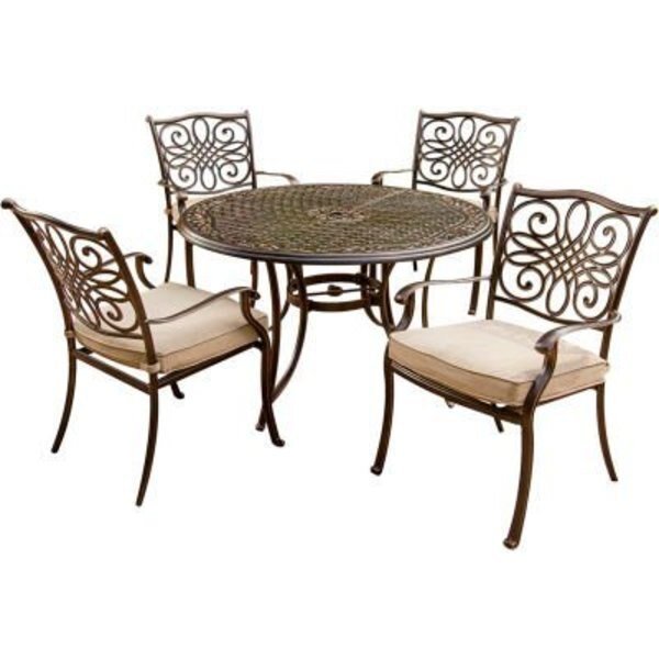 Hanover® Traditions 5 Piece Outdoor Dining Set, Almo Fulfillment Services Llc, Mfr#: TRADITIONS5PC