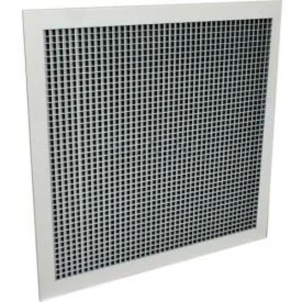 American Louver Sight Guard Return Grille W/ 45 Degree Sight Proof Core, 22" x 22", White, American Louver/Plasticade, Mfr#: SG-22X22-RTW-1PK