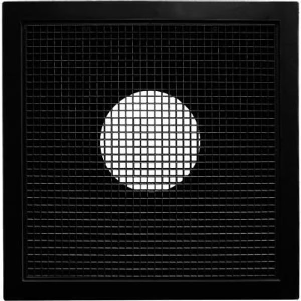American Louver Stratus Plastic Return Filter Grille, 14" Duct, T-grid, Black, American Louver/Plasticade, Mfr#: STR-ERFG-14BK