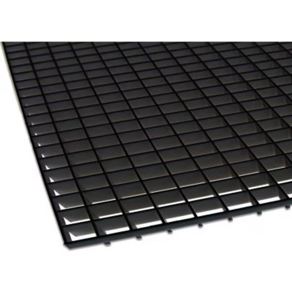 American Louver Eggcrate Panel, Plastic, Black, PK2, American Louver/Plasticade, Mfr#: TC-24-2448BK-2PK