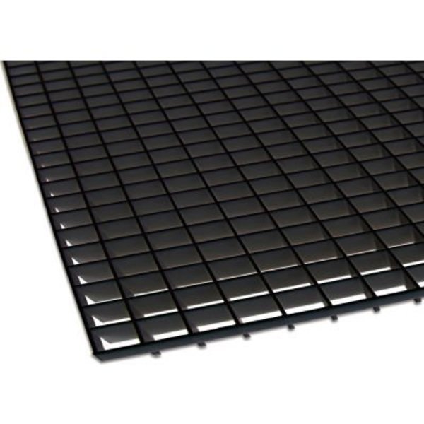 American Louver Eggcrate Panel, Plastic, Black, PK5, American Louver/Plasticade, Mfr#: TC-24-2448BK-5PK
