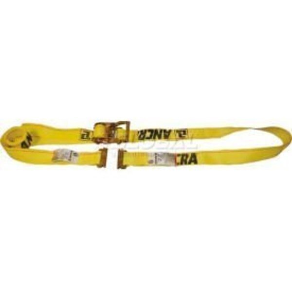 Ancra 4867213 Series E  A Ratchet Strap 4867213  12'L  Spring Actuated Fitting, Ancra International, Mfr#: 48672-13