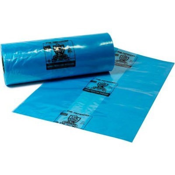 Armor Poly® EQ Defender® Gusseted Bags, 26"L x 24"W x 46"H, 4 Mil, Blue, 100/Roll, Armor Protective Packaging, Mfr#: PVCIBAG4MB262446COEX-D