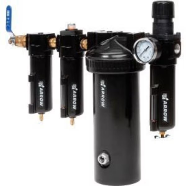 Arrow StageAir Desiccant Dryer C7612XL, Zinc & Aluminum Bowl, 1/2" NPT, 250 PSI, Arrow Pneumatics, Mfr#: C7612XL