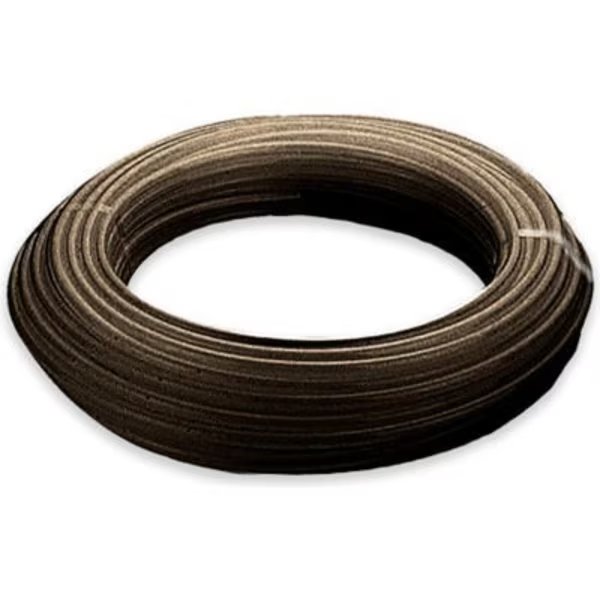 Aignep USA 12 mm OD Nylon Tubing, Black Color, 100' Roll, 160-500 psi, Alpha Technologies, Mfr#: NY12mm-1-100