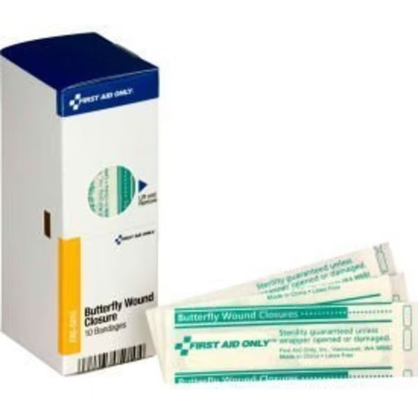 First Aid Only FAE-5010 SmartCompliance Refill Butterfly Wound Closures, 10/Box, Acme United, Mfr#: FAE-5010