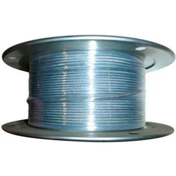 Advantage 500' 3/8" Dia. VC 7/16" Dia. 7x19 Vinyl Coated Galvanized Aircraft Cable VCGAC375-437R500, Advantage Sales & Supply, Mfr#: VCGAC375-437R500
