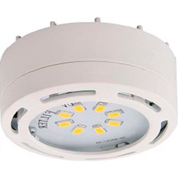 Amax Lighting LEDPL1-WHT LED Puck Light, 4W, 3000 CCT, 360 Lumens, 82 CRI, White, Amax Lighting, Mfr#: LEDPL1-WHT