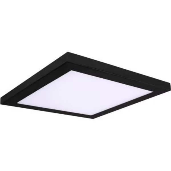Amax Lighting 10" Square Platter LED Flush Mount Light, 40W, 120V, 3000K, Black, Amax Lighting, Mfr#: LED-SM13DL/BLK
