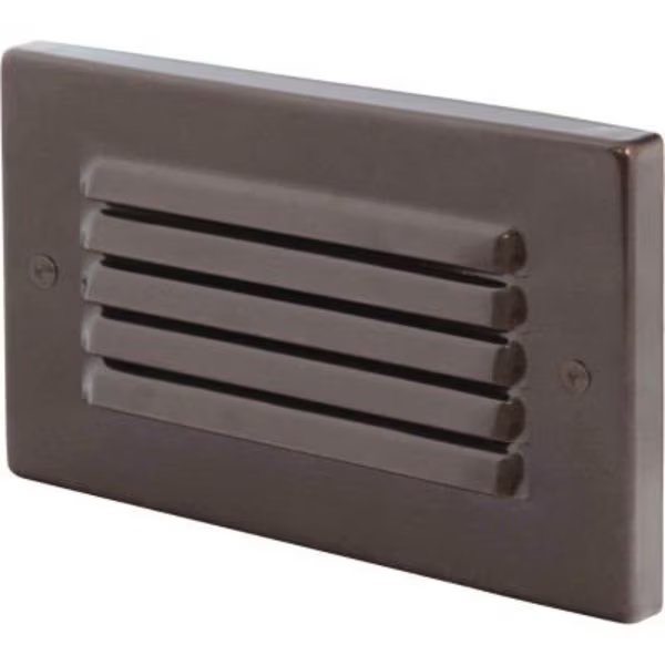 Amax Lighting LED-SPH/BZ LED Step Lights Horizontal, 2.7W, 3000 CCT, 160 Lumens, 80 CRI, Bronze, Amax Lighting, Mfr#: LED-SPH/BZ