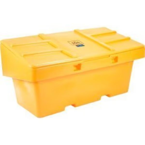Global Industrial„¢ Lockable Outdoor Storage Container, 72"Lx36"Wx36"H, 36 Cu. Ft., Yellow, Techstar Plastics, Mfr#: SOS 36-YELLOW