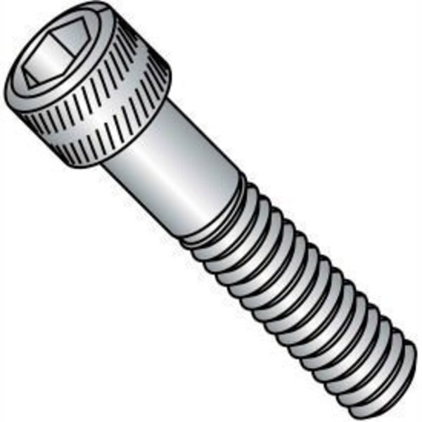1/4"-20 Socket Head Cap Screw, Black Oxide Steel, 2-1/2 in Length, Brighton-Best, Mfr#: 11165