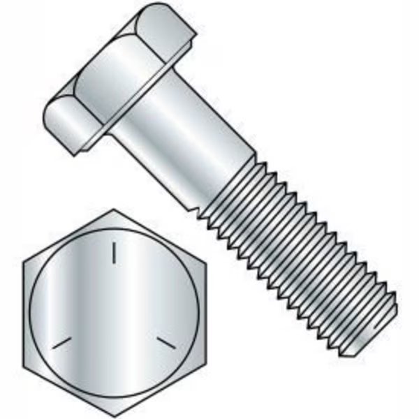 Grade 5, 1/4"-20 Hex Head Cap Screw, Zinc Plated Carbon Steel, 1 in L, Brighton-Best, Mfr#: 457010