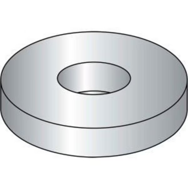 Flat Washer, For Screw Size 3/8" , Medium Carbon Steel Zinc Plated Finish, Brighton-Best, Mfr#: 850150
